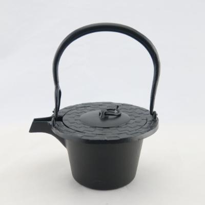 ふるさと納税 高岡市 【高岡銅器】アルミ鋳物　燗鍋　市松　黒色