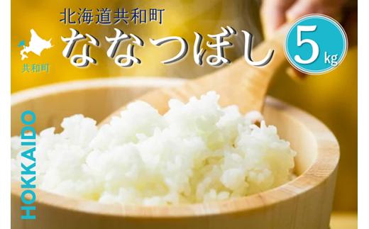 〈令和7年産〉 ななつぼし 5kg 精米 北海道 共和町 共和町米生産友の会 ※沖縄・離島への配送不可