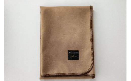 高級ラムウールブランケット キャメル 70×100cm ラム ウール ギフト プレゼント クリスマス バレンタイン ホワイトデー お返し 冬 高級 毛布  ひざかけ ひざ掛け 三甲テキスタイル 岐阜県 大垣市