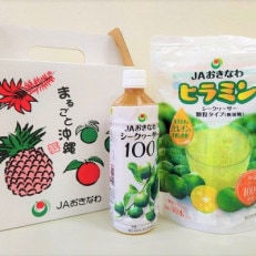 シークヮーサー100(500ml×1本)&顆粒タイプ ヒラミン(3g×30本)