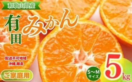 【ご家庭用】和歌山有田みかん約5kg(S、Mサイズ)◇【美浜町】 ※2023年10月下旬頃～2024年1月中旬頃に順次発送予定 ※北海道・沖縄・離島への配送不可