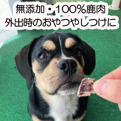 ふるさと納税 西粟倉村 森のジビエ for PET 小型・中型犬 鹿モモ肉&amp;肺(ラング)ジャーキーセット(ペットフード)