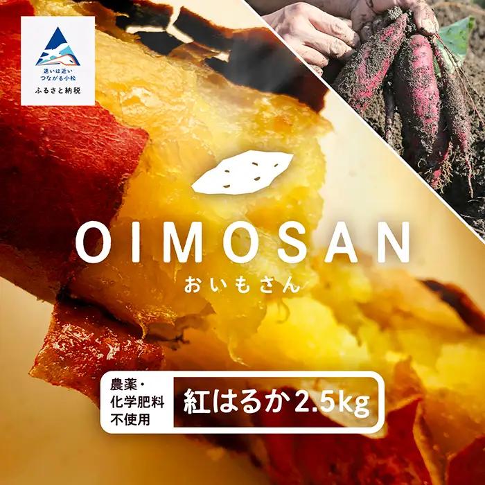 【先行予約】 紅はるか 2.5kg ねっとり甘～い おいもさん【農薬・化学肥料不使用】