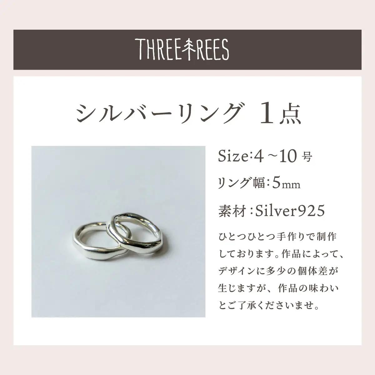 【日常のアクセントに】シルバーリング  LS-04  / マット / 4号