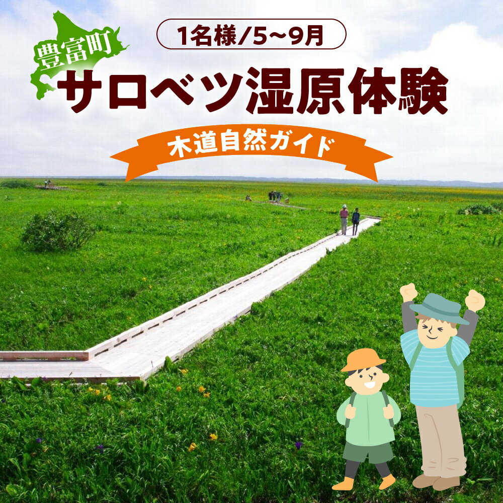 【ふるさと納税】 サロベツ湿原体験 木道自然ガイド 1名様分 (5～9月) | オリジナルカレンダーのお土産付き 北海道 散策 体験 旅行 豊富町 サロベツ