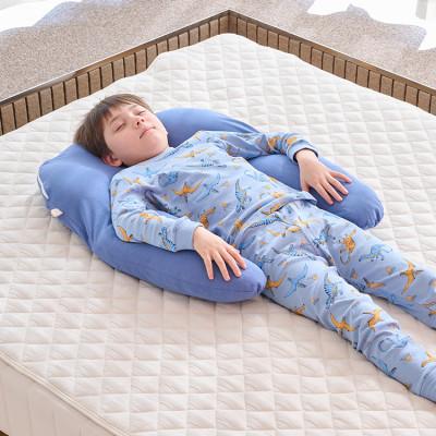 ふるさと納税 太田市 子ども用抱かれ枕　アーチピローKIDS(スモークブルー)