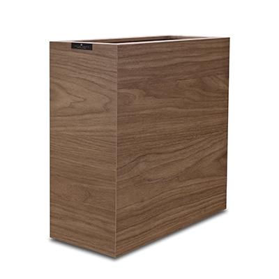 ふるさと納税 海南市 和歌山県海南市 バスク ダストボックス スリム 8.5L ブラウン 幅を取らないスリムな木目調ゴミ箱