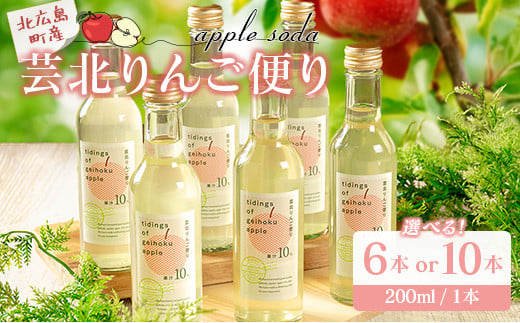 
            芸北りんご便り（りんごソーダ） 6本or10本セット_S-HA095_GRD
          