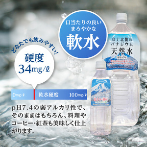【12か月お届け】富士北麓のバナジウム天然水 2L 6本  水 定期便 天然水 富士山 ミネラルウォーター 山梨 富士吉田