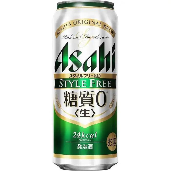 アサヒ　糖質ゼロ　スタイルフリー生＜500ml缶＞24缶入　1ケース　名古屋工場製造