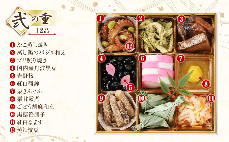 和洋おせち「扇」 おせち おせち料理 三段重 和洋折衷 正月 お正月 冷蔵 冷蔵おせち