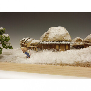 ウッディジョー　東海道五十三次シリーズ　蒲原宿　木製模型キット