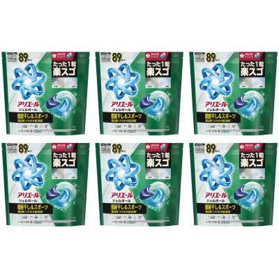 ふるさと納税 藤岡市 P&amp;G アリエールジェルボールプロ 部屋干し用 つめかえ テラジャンボサイズ(89個入り)×6個