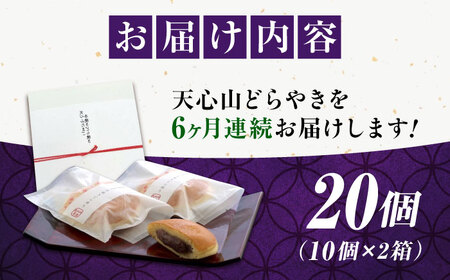 【全6回定期便】天心山 どら焼き （10個入り）×2[BABW009] どら焼き