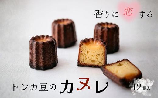 PN04　カヌレ詰合せ【12個入】// 大きめサイズ 外はカリカリ 中はもっちり 稀少 トンカ豆  長野県産 人気 スイーツ リピーター フランス 焼菓子 焼き菓子 人気 贈答 ギフト 甘さ控えめ 冷凍 個包装