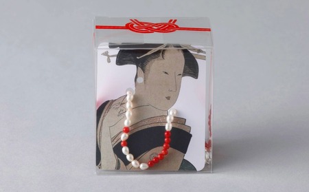 パールと珊瑚のネックレス