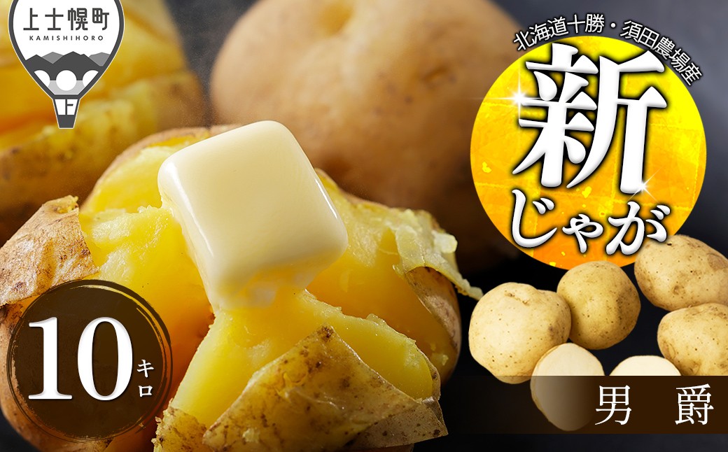 
                  2026年産 先行予約 北海道産 新じゃが 男爵 10kg 北海道 上士幌町 須田農場 野菜 秋野菜 じゃがいも ジャガイモ 馬鈴薯 産地直送 ◆2026年9月中旬発送開始予定 ［012-V80］
                