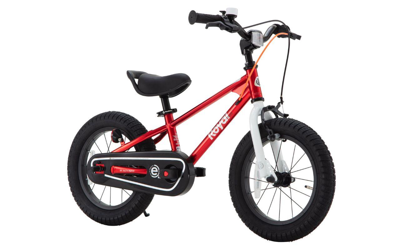 子供用自転車 16インチ バランスバイク 2WAY Royal Baby EZ Freestyle ペダル着脱式 3～6歳 107～125cm キッズ自転車 トレーニングバイク 一台二役 レッド プレ