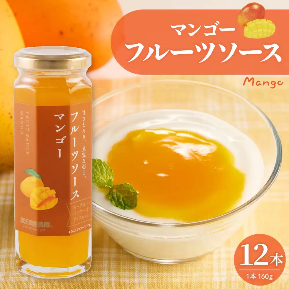 フルーツソース 160g マンゴー (12本) フルーツソース