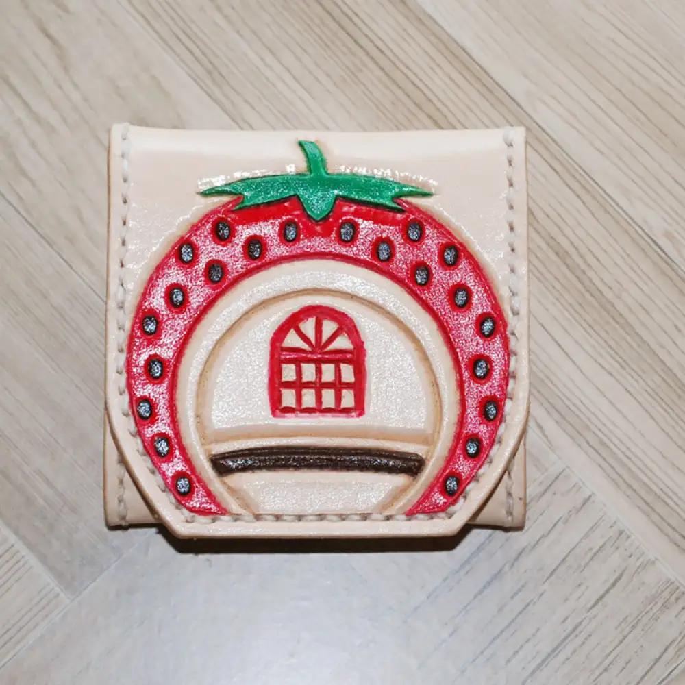 フルーツバス停BOXコインケース / 財布 さいふ 小物 こもの 雑貨 ざっか カラフル /artigiano maldestroフルーツバス停BOXコインケース/[AHEX002]