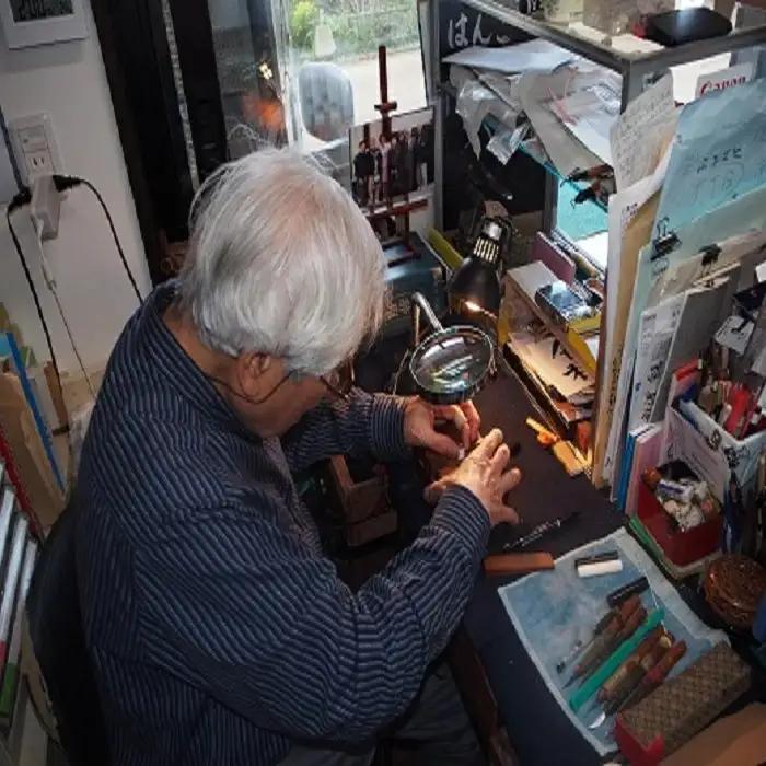 雅印（青田石）3分（7～10ｍｍ）箱入り　2文字まで - 天然素材 お好きな文字 落款印 雅号 ケース付 選べる 朱文 白文 熊本県 甲佐町【価格改定】