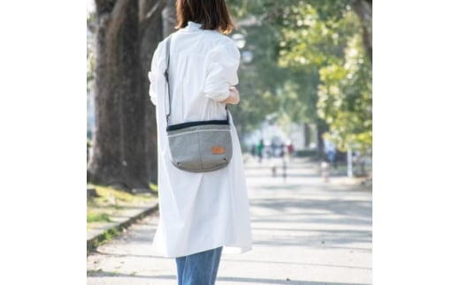 三河木綿刺子織バッグ　sasicco タイニーショルダー　(消防刺子)【1419214】