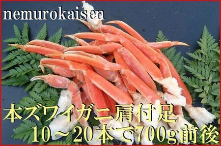本ズワイガニ肩肉付バラ足10～20本(計700g前後) B-57030