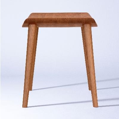 ふるさと納税 常陸大宮市 【家具蔵】スツールセレ チェリー材 |  | 02