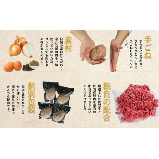 佐賀の肉汁ハンバーグ 無添加 150g×8個(1.2kg) 佐賀産豚肉×佐賀牛 ハンバーグ 無添加 ハンバーグ 国産 ハンバーグ 手ごね ハンバーグ 無添加 冷凍 ハンバーグ 無添加 ハンバーグ ハン