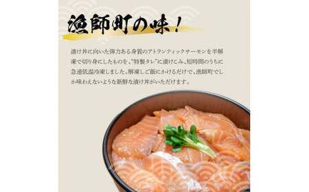 サーモンの醤油漬け丼 16袋セット 1パック60g 漬け丼 海鮮丼 サーモン丼 出汁茶漬け おかず おつまみ 惣菜 魚 魚介類 海鮮 個包装 小分け 真空パック 簡単【企業組合　宇佐もん工房】 [BQ