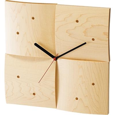 ふるさと納税 旭川市 旭川家具　cosine　掛け時計(R)　メープル_00331