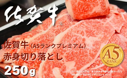 佐賀牛（プレミアム）赤身切り落とし 250g：B100-069