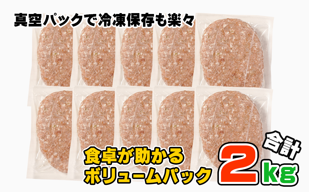 淡路島たまねぎのびっくり旨みハンバーグ 200g×10個　[ハンバーグ ハンバーグ ハンバーグ ハンバーグ ハンバーグ]
