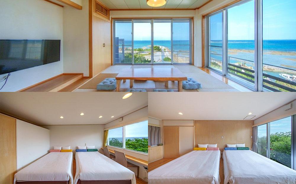 旅行 宿泊利用券 Crystal Villa 南城A棟-Ocean Suite- ( 沖縄県南城市・ペア宿泊券１泊 )