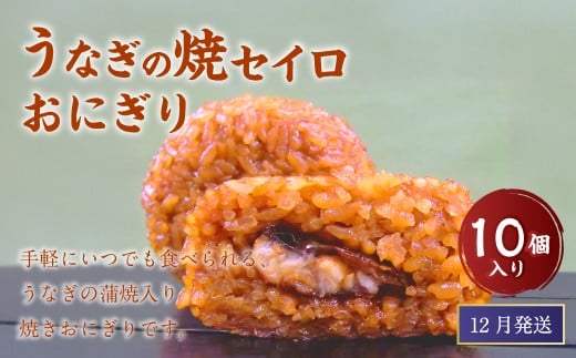 【12月発送】【 マツコの知らない世界 で紹介されました！】うなぎの焼セイロ おにぎり (10個入り)  冷凍 手作り