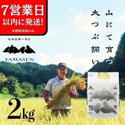 ふるさと納税 下呂市 即納【令和7年産】すがたらいす 山仙 (いのちの壱) 2kg×1袋【51-27g】