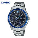 【ふるさと納税】CASIO OCEANUS OCW-S7000-1AJF/ 腕時計 時計 ウォッチ カシオ マンタシリーズ Manta オシアナス メンズ 男性 電波 ソーラー 多針 アナログ シルバー チタン コンパクト 国内正規品 山形県 東根市