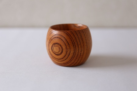 SG0057　酒田船箪笥　製造技術を活かした酒器（ぐい呑み・徳利セット／金具なし）