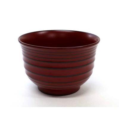 ふるさと納税 鯖江市 越前漆器 夫婦線段汁椀 漆塗り 吟朱内黒&総吟朱 |  | 02