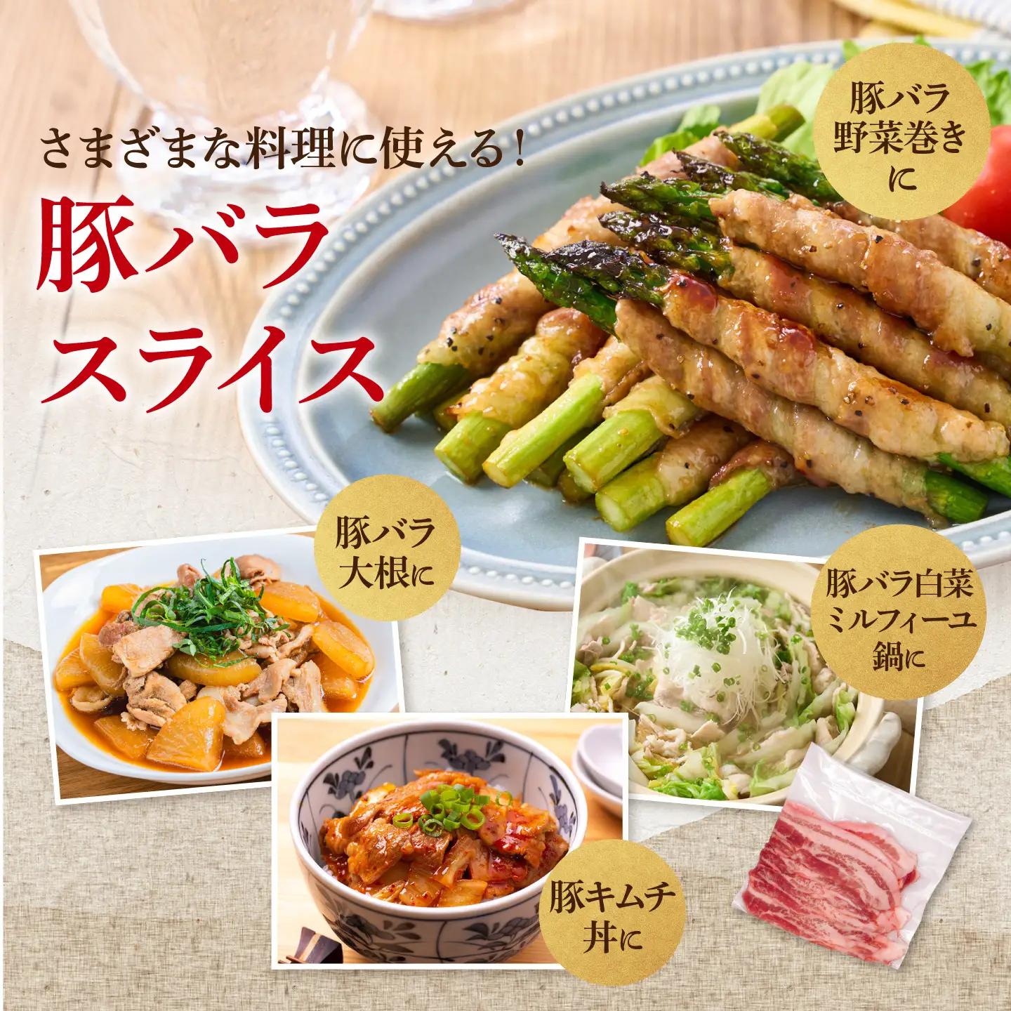 豚肉 豚バラ スライス 1kg ( 茨城県共通返礼品・茨城県産 ) _CY052