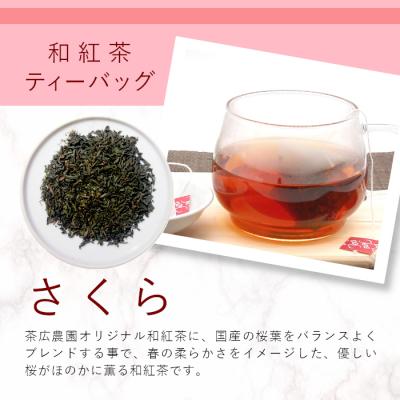 ふるさと納税 東白川村 和紅茶ティーバッグ さくら 8個入り 東白川村産 岐阜県産 特選 和紅茶 紅茶 桜葉 ティーバック |  | 01