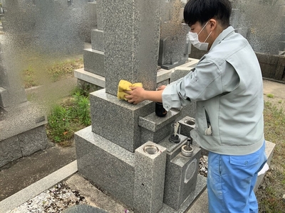 お墓参り代行サービス（年4回プラン）【墓参り 墓掃除 兵庫県 高砂市】