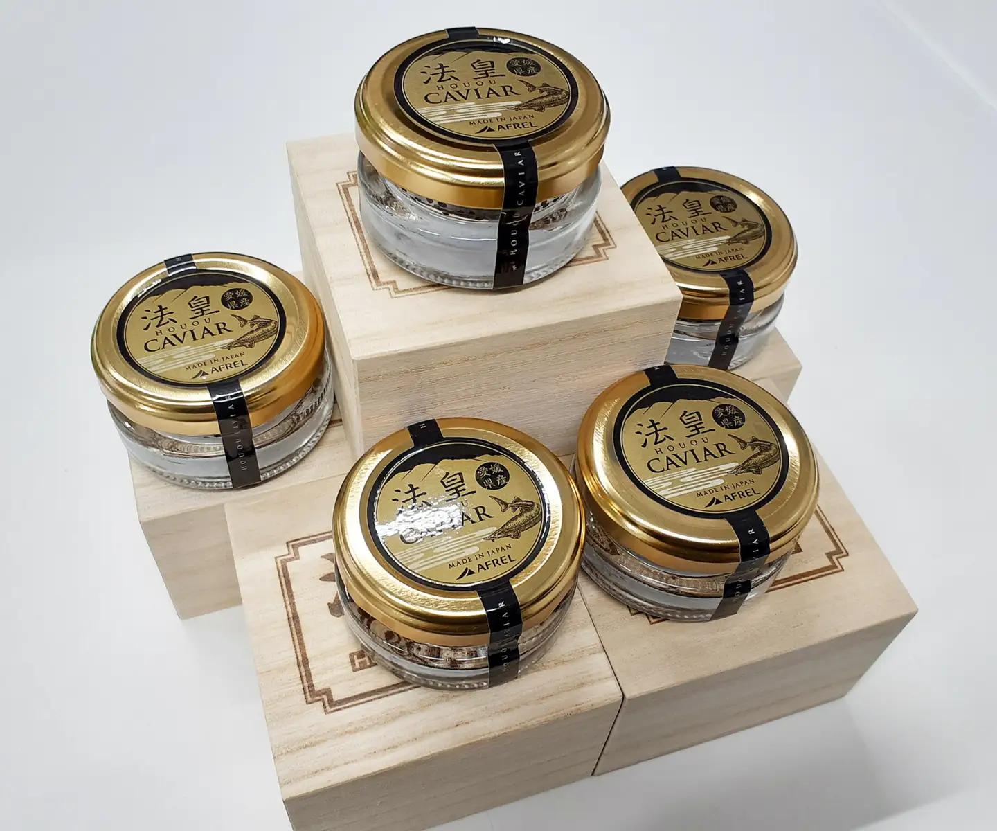 法皇キャビア（20ｇ）桐箱入り　5個セット