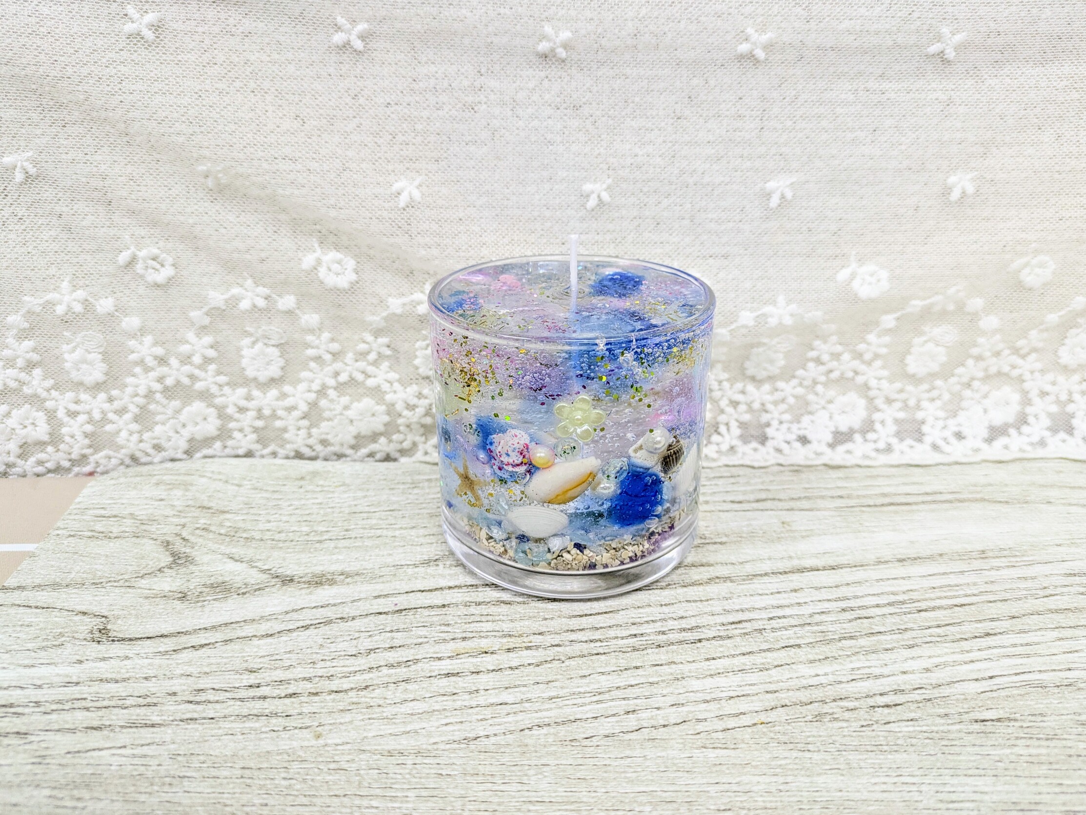 新宿フラワークラフト体験工房 海を眺めて癒やされる♪マリンキャンドル作り