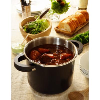 ふるさと納税 豊中市 キッチン・食卓を華やかに演出　オースプラス両手圧力鍋 5L ブラック |  | 02