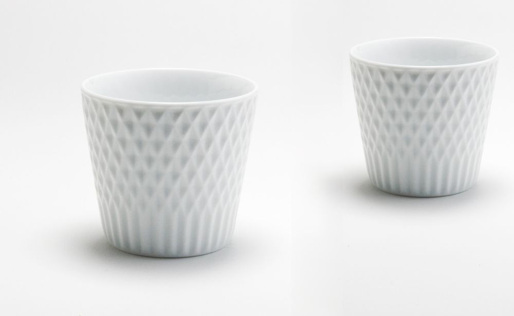 
                  ダイヤ彫　ロックカップ2個【224porcelain】
                