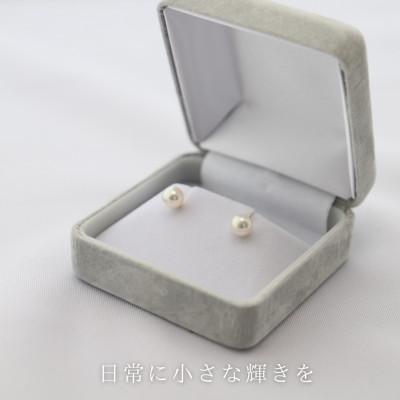 ふるさと納税 上天草市 上天草産 あこや真珠ピアス K18(6.0mm珠) |  | 01