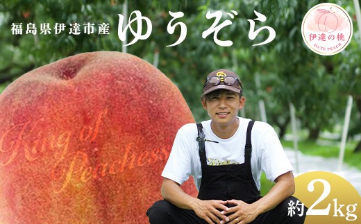 
                  福島県産 桃 ゆうぞら 約2kg(6～8玉) KING OF PEACHESS キングオブピーチ 伊達の桃 桃 フルーツ 果物 もも モモ momo F21C-538
                