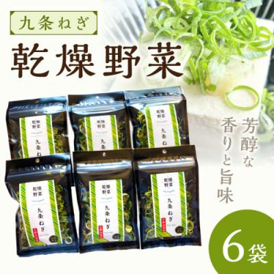 ふるさと納税 京丹後市 京丹後産 乾燥野菜(九条ねぎ) 6袋入り 京丹後産九条葱を凝縮