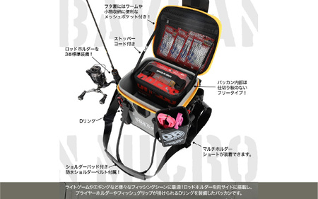 [DRESS] バッカン マイクロ 12L（カラバリ：オリーブ×ブラック）
